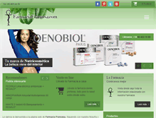 Tablet Screenshot of farmaciafrancesa.com